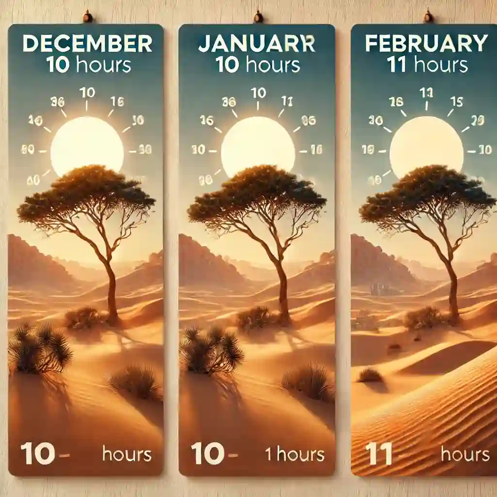 Rainbow in Desert